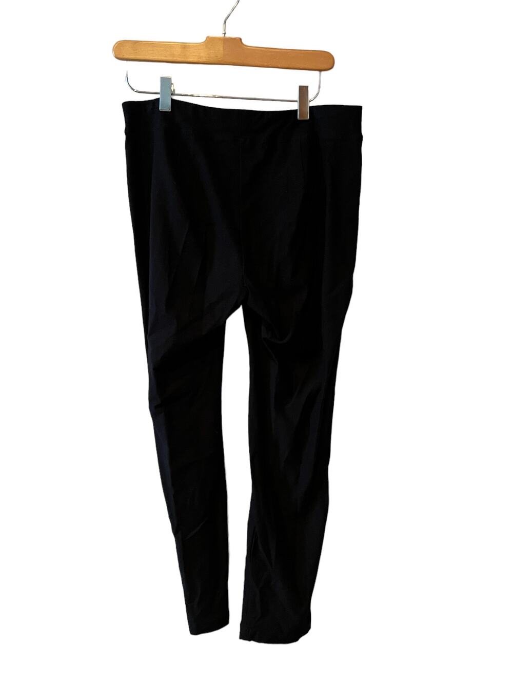 Eileen Fisher Essential Straight Leg Pants Black S